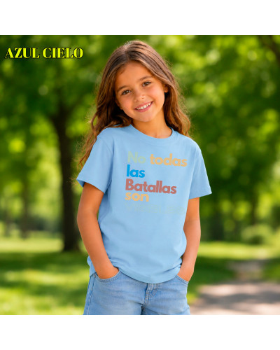 Batalla -Camiseta Niño Manga Corta