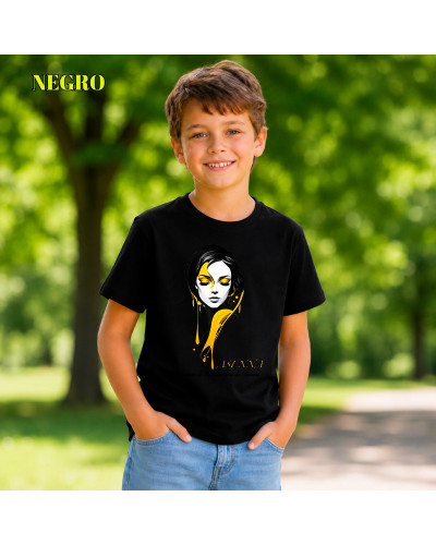 Chica Elegante - Camiseta Niño Manga Corta