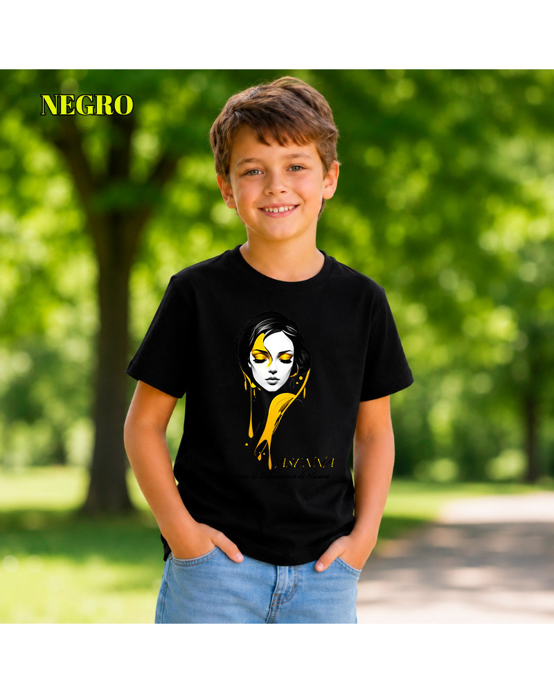Chica Elegante - Camiseta Niño Manga Corta