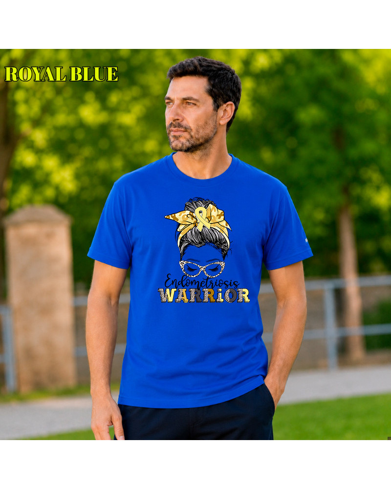 Endometriosis Warriors - Camiseta Hombre Manga Corta