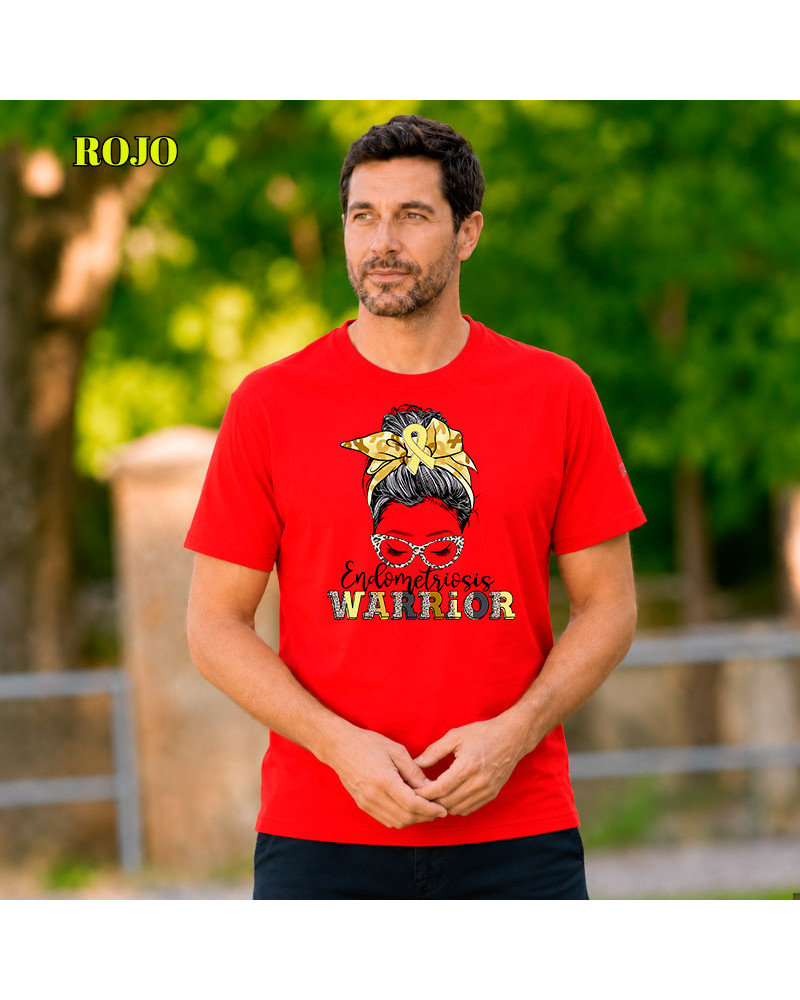 Endometriosis Warriors - Camiseta Hombre Manga Corta