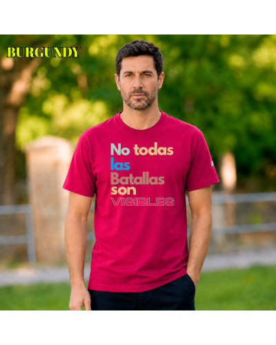 Batalla - Camiseta Hombre Manga Corta