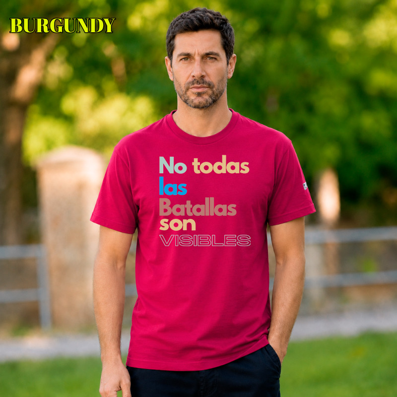 Batalla - Camiseta Hombre Manga Corta