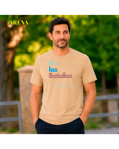 Batalla - Camiseta Hombre Manga Corta