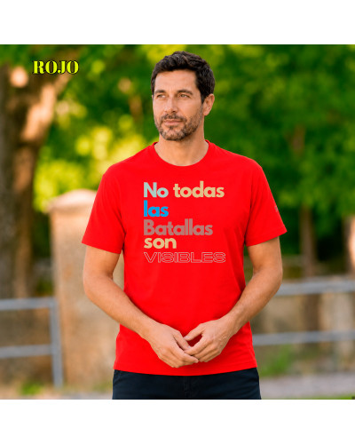 Batalla - Camiseta Hombre Manga Corta