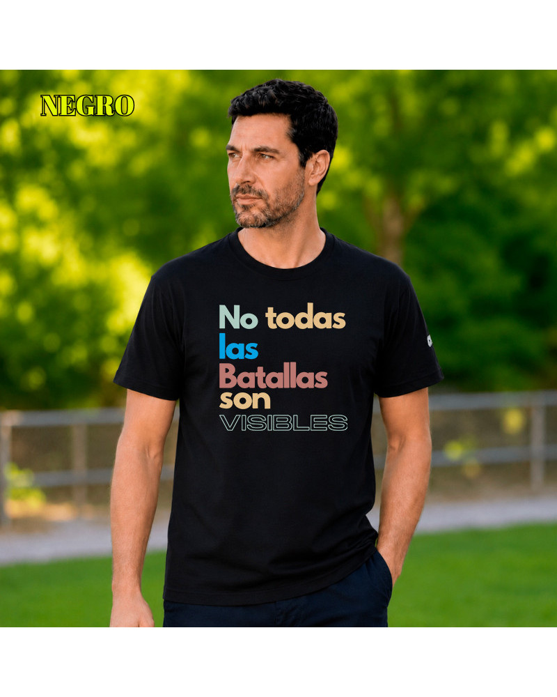 Batalla - Camiseta Hombre Manga Corta