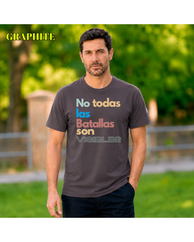 Batalla - Camiseta Hombre Manga Corta