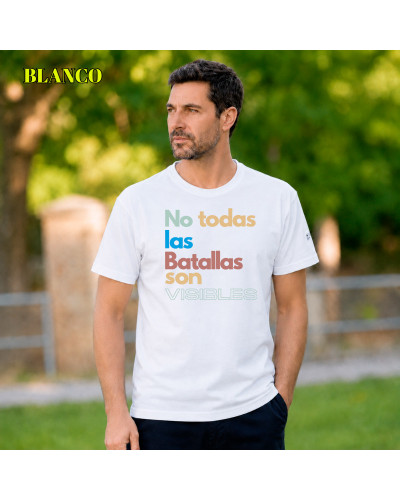 Batalla - Camiseta Hombre Manga Corta
