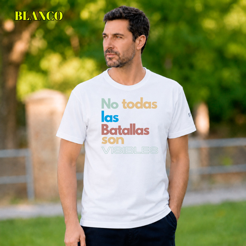 Batalla - Camiseta Hombre Manga Corta