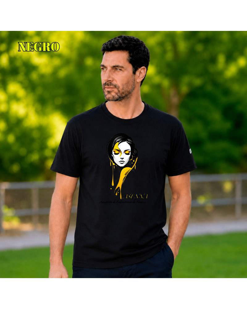 Chica Elegante - Camiseta Hombre Manga Corta
