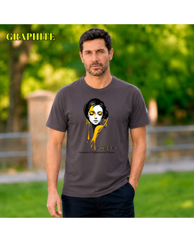 Chica Elegante - Camiseta Hombre Manga Corta