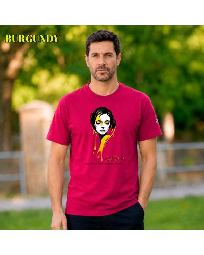 Chica Elegante - Camiseta Hombre Manga Corta