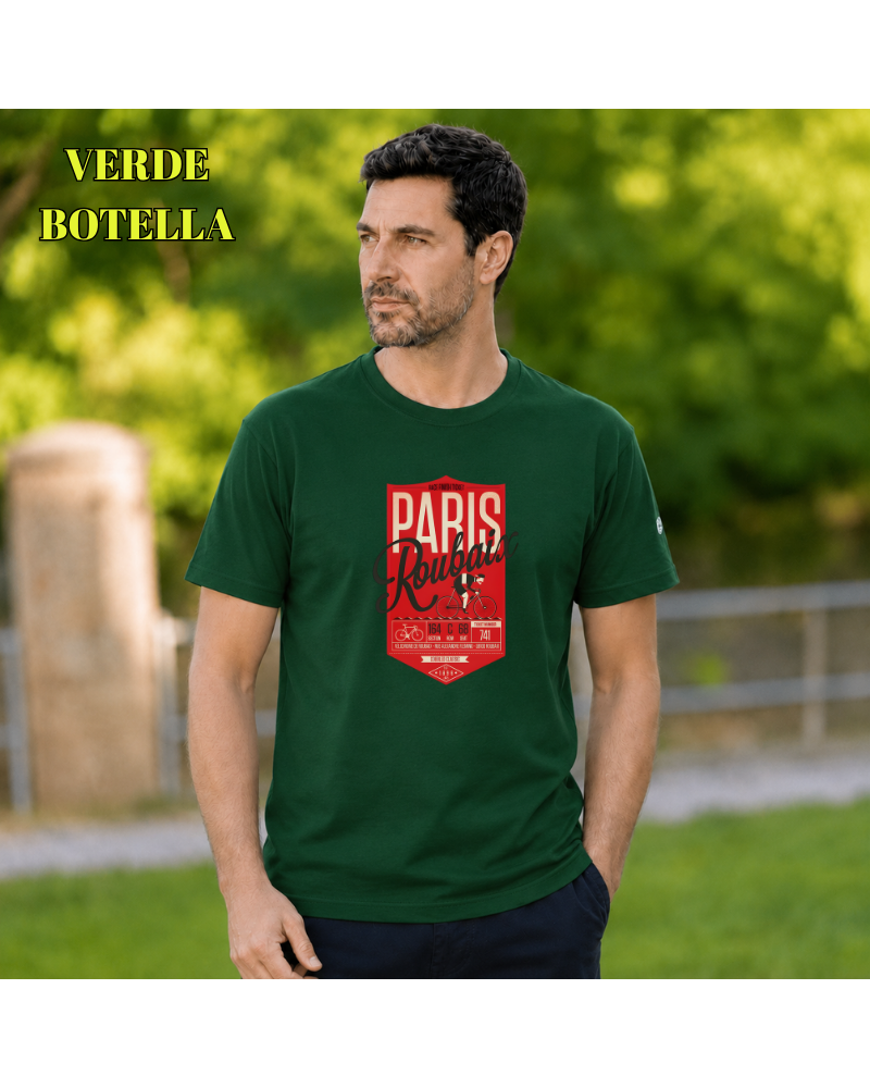 Camiseta Hombre Manga Corta - Paris Roubaix