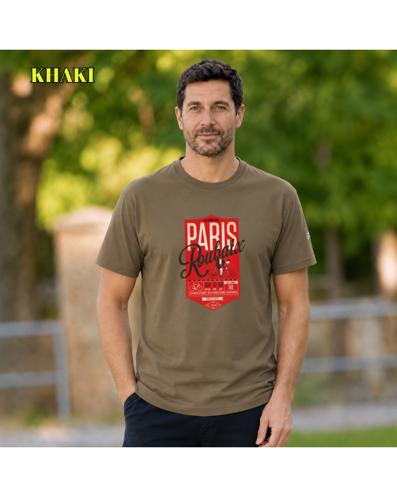 Camiseta Hombre Manga Corta - Paris Roubaix