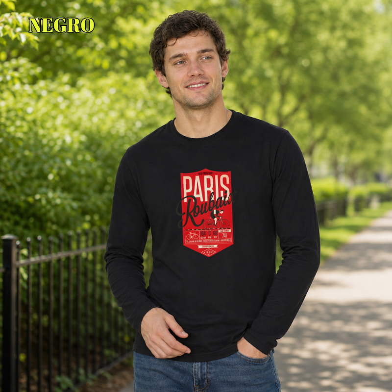 Camiseta Hombre Manga Larga - Paris Rouboix