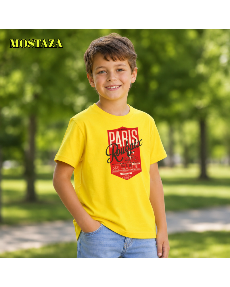 Paris Roubaix - Camiseta Niño Manga Corta