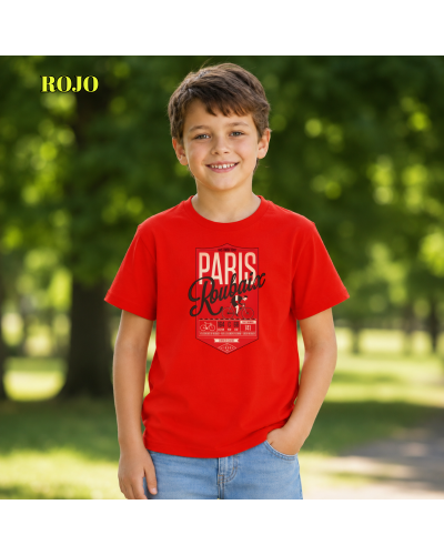 Paris Roubaix - Camiseta Niño Manga Corta