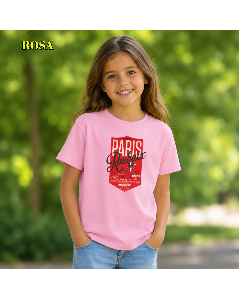 Paris Roubaix - Camiseta Niño Manga Corta