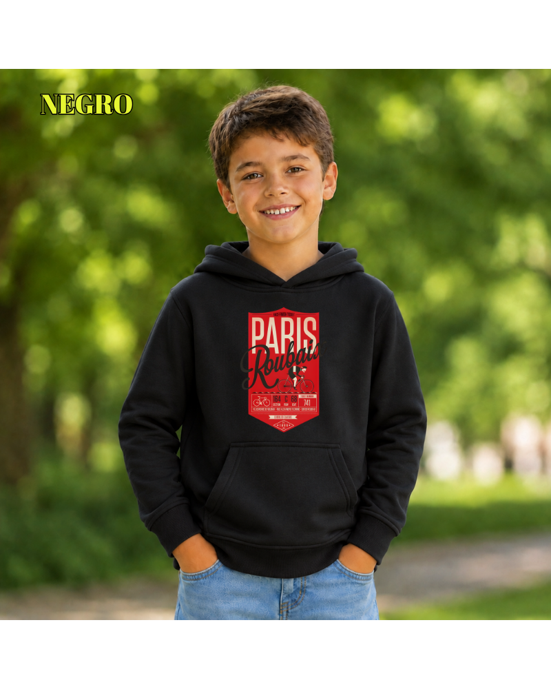Paris Roubaix - Sudadera Niño Con Capucha