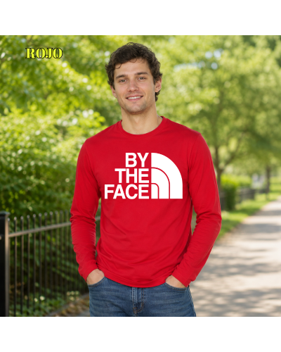 Camiseta Hombre Manga Larga - By The Face
