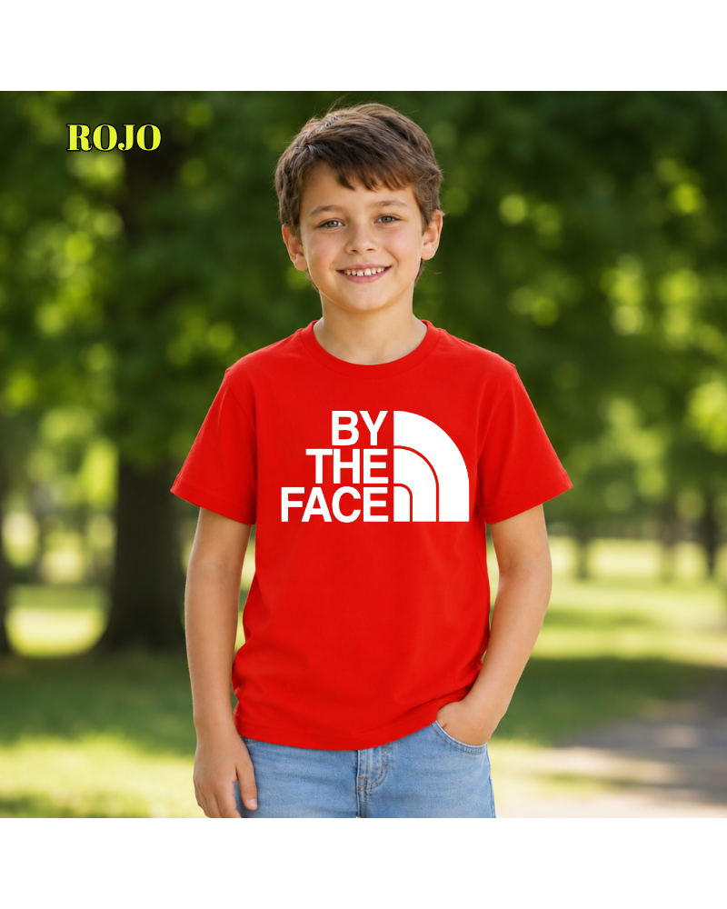 Camiseta Niño Manga Corta - By The Face