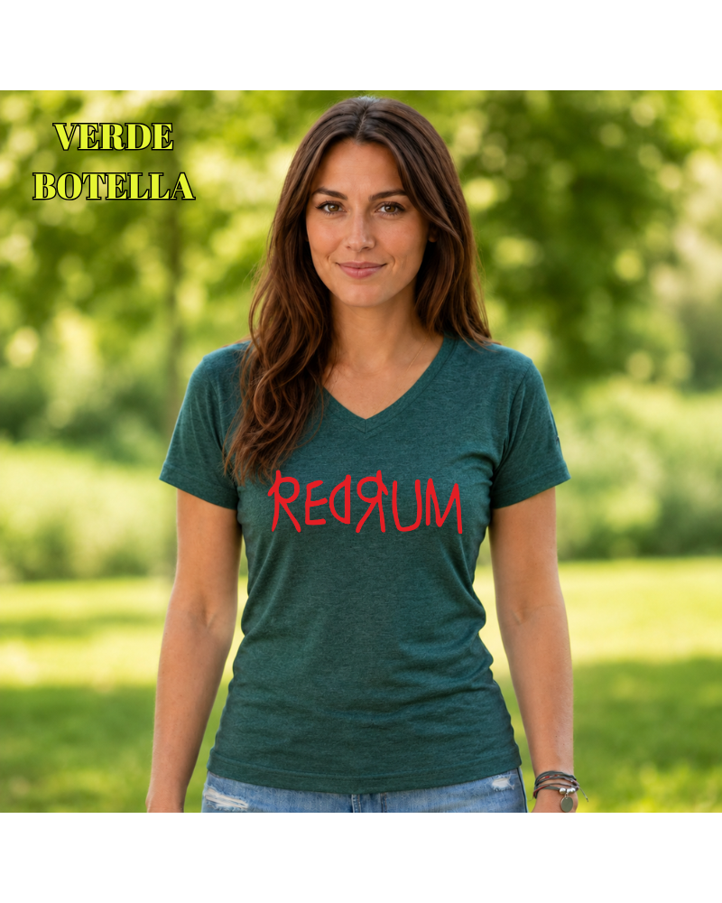 Camiseta Mujer Manga Corta - Redrum