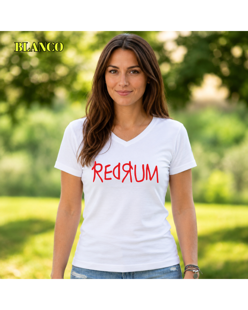 Camiseta Mujer Manga Corta - Redrum
