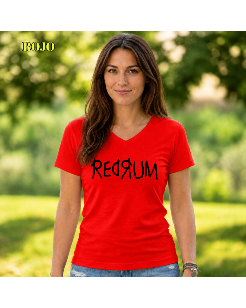 Camiseta Mujer Manga Corta - Redrum