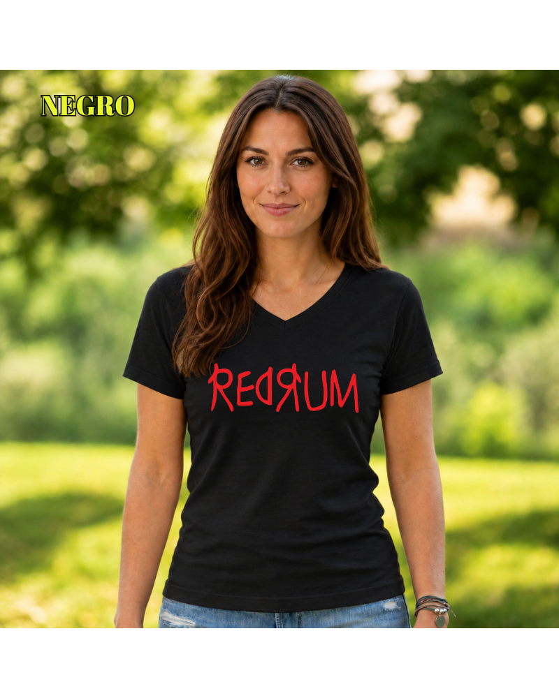Camiseta Mujer Manga Corta - Redrum