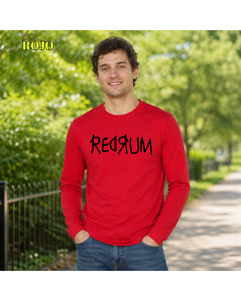 Camiseta Hombre Manga Larga - Redrum