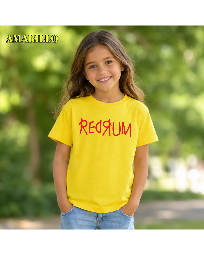 Camiseta Niño Manga Corta - Redrum