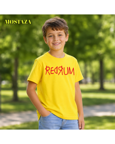 Camiseta Niño Manga Corta - Redrum
