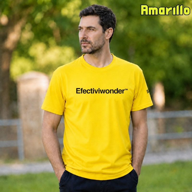 Camiseta Hombre Manga Corta - Efectiviwonder
