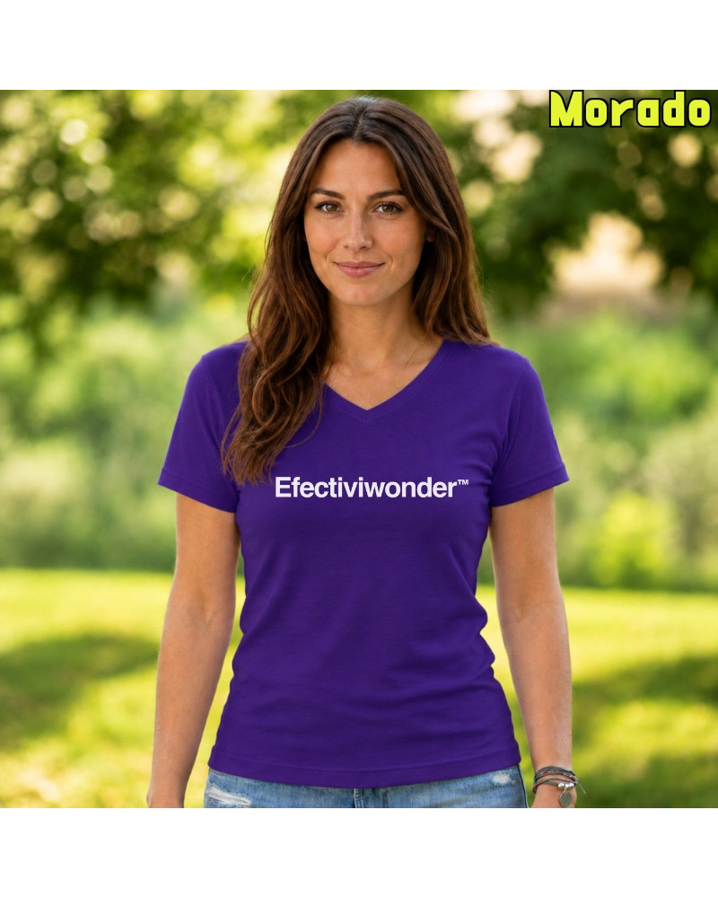 Camiseta Mujer Manga Corta - Efectiviwonder -