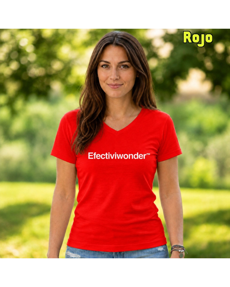 Camiseta Mujer Manga Corta - Efectiviwonder -