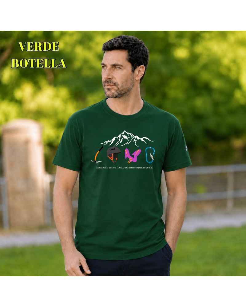 Camiseta Hombre Manga Corta - Love Climb