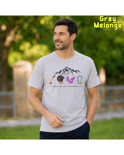Camiseta Hombre Manga Corta - Love Climb