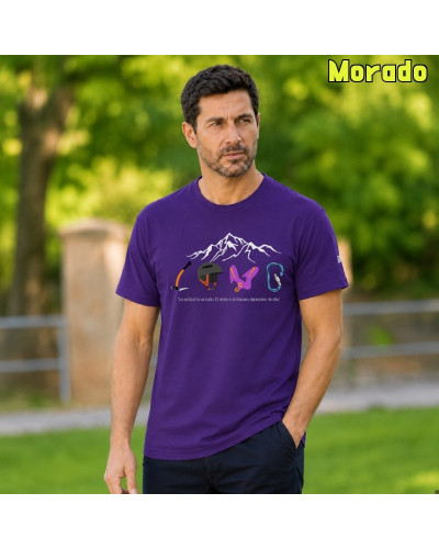 Camiseta Hombre Manga Corta - Love Climb