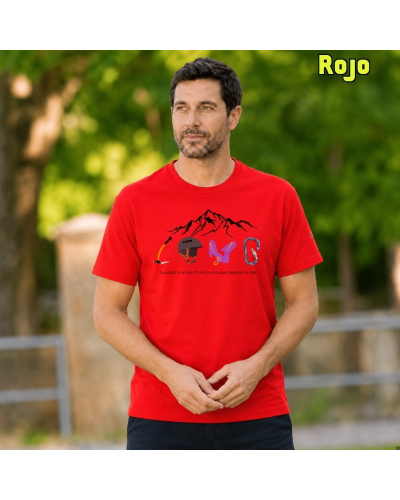 Camiseta Hombre Manga Corta - Love Climb