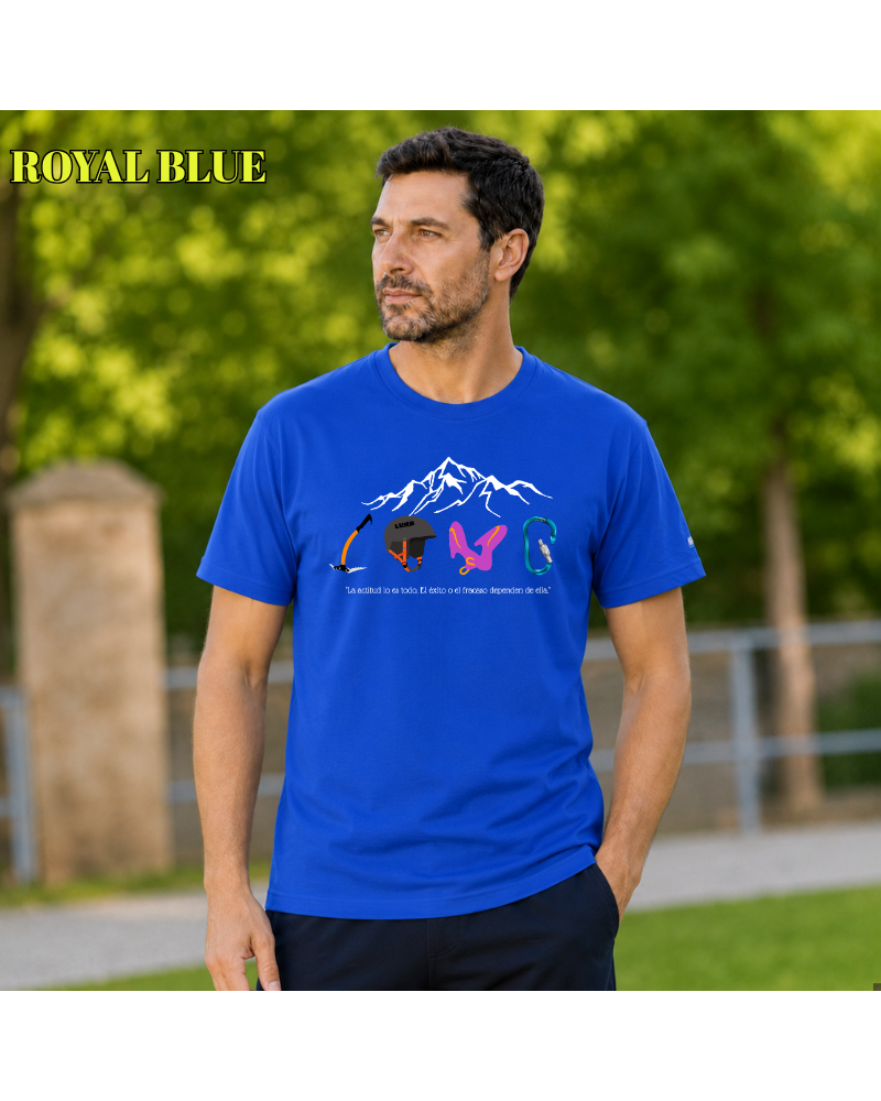 Camiseta Hombre Manga Corta - Love Climb