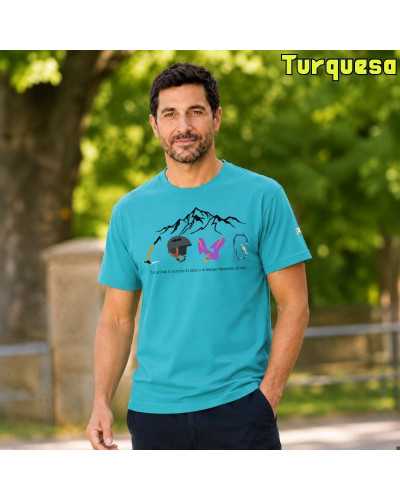 Camiseta Hombre Manga Corta - Love Climb