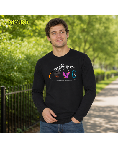 Camiseta Hombre Manga Larga - Love Climb