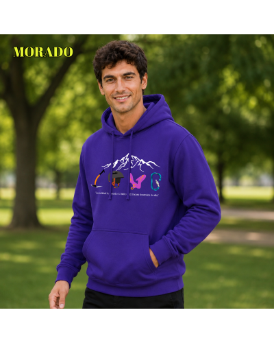 Sudadera Hombre Con Capucha - Love Climb