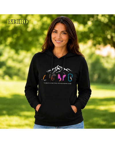 Sudadera Mujer Con Capucha - Love Climb