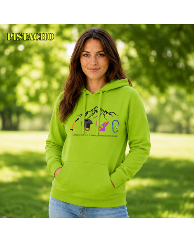 Sudadera Mujer Con Capucha - Love Climb