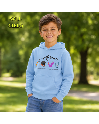 Love Climb -Sudadera Niño Con Capucha