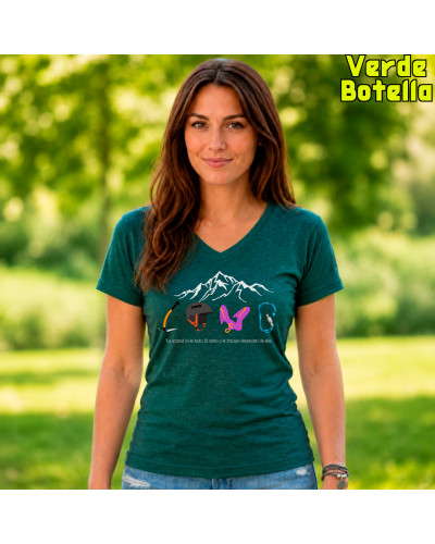 Camiseta Mujer Manga Corta - Love Climb