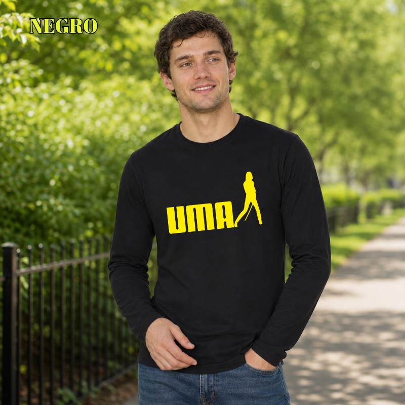 Camiseta Hombre Manga Larga - Uma