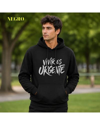 -Sudadera Hombre Con Capucha - Urgente
