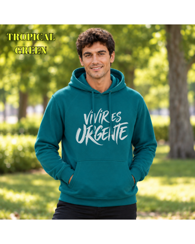 -Sudadera Hombre Con Capucha - Urgente